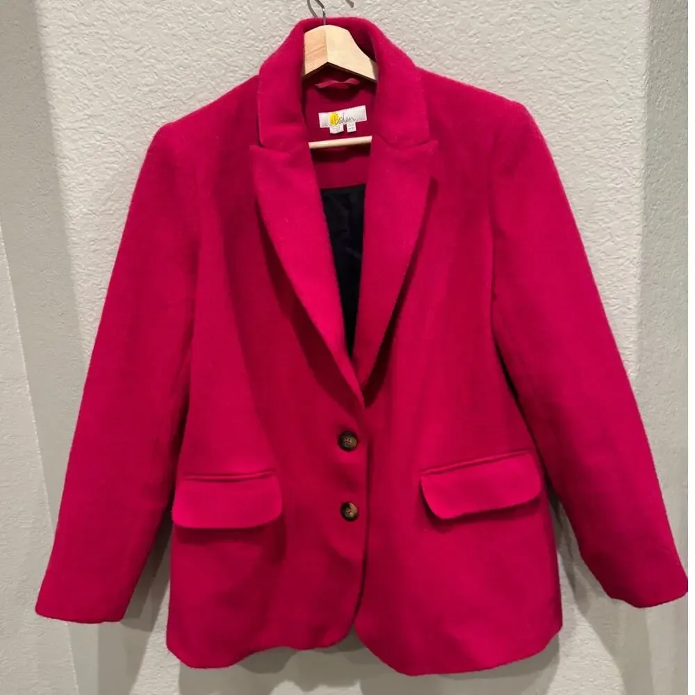 BODEN Drawn Wool Blazer Size US/12 - Picture 15 of 16
